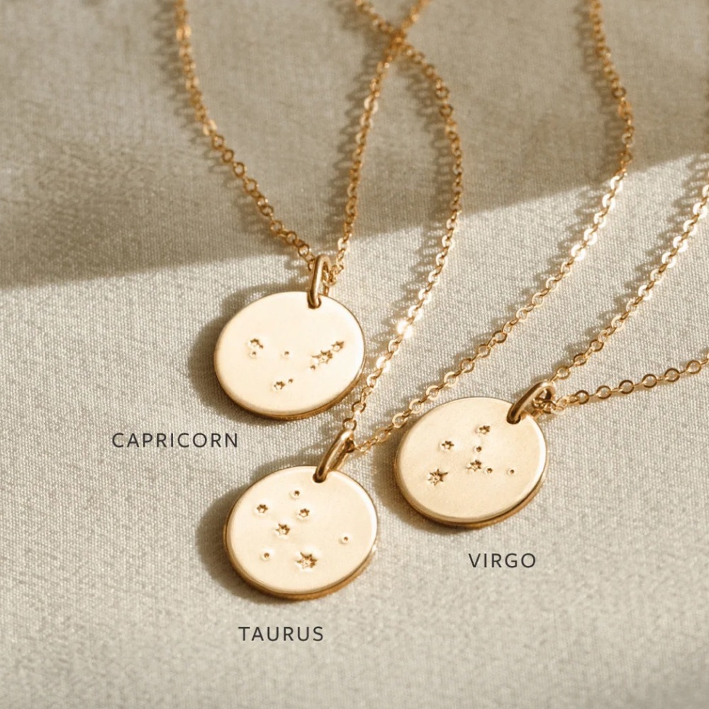 GLDN Capricorn Zodiac Constellation Necklace